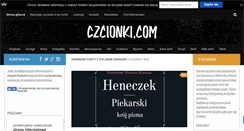 Desktop Screenshot of czcionki.com
